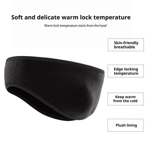 Fleece Earmuffs Headband, Windproof and Cold Ear Muffs 1