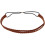 Diadema trenzada marrón para mujer 3