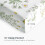 Floral Bed Sheet Set Microfiber 4-Piece Full 4