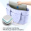 Bolsa tote feminina, leve e acolchoada, com compartimentos, ideal para viagens, trabalho e academia. 6