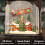 Lighted Musical Snow Globe Lantern – USB/Battery, Timer & Glitter, Compatible with Christmas Decor 2