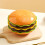 Ceramic Hamburger Plates & Bowls Set, 7-Pc Stackable Novelty Dinnerware for BBQ, Kids & Adults (1 set) 2