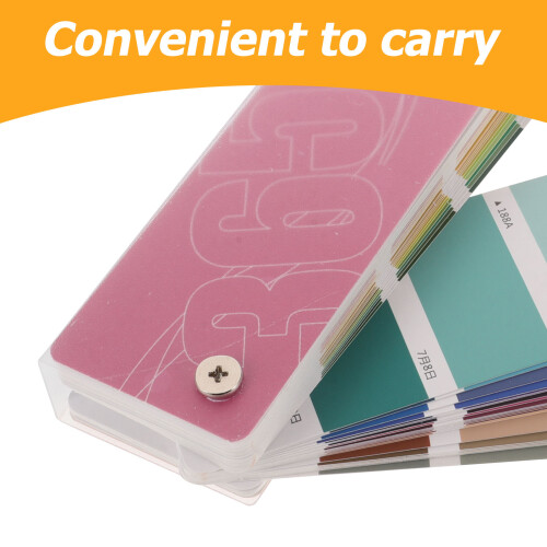 Portable Paint Color Cards Multicolored Paper for Accurate Color Selection 2