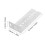10 Pack Stainless Steel Rear Mount Drawer Slides Brackets for Drawer Use with Quick Release Design 6