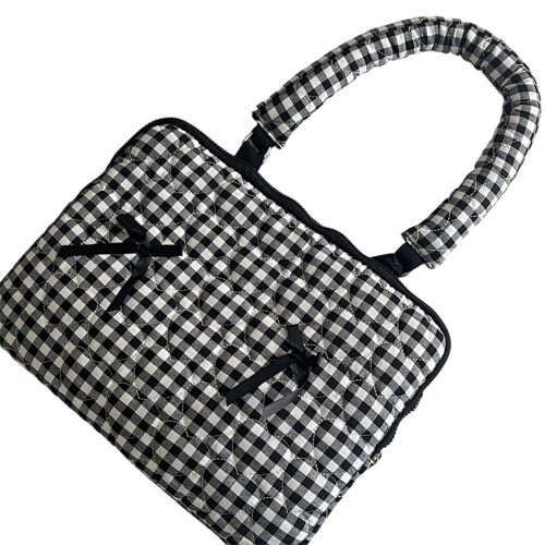 Capa para Laptop Xing Xiang Bow de 13 a 15 polegadas, com Alça, Acolchoada e Fofa, Ideal para MacBook (Cinza) 1