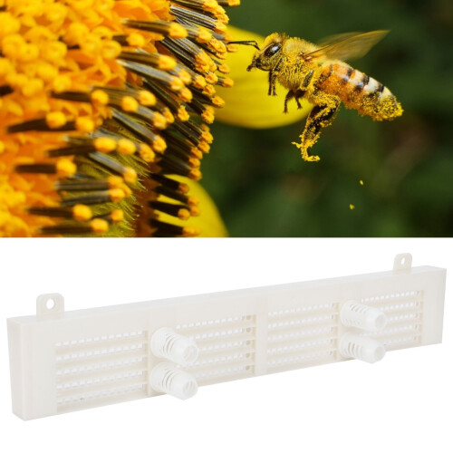 5,Row Bee Pollen Collector Trap, Durable Plastic For Beekeeping Garden Use 2
