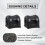 Pair Front Suspension Stabilizer Bar Bushings for Honda Civic 2012-2016 3