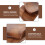 Two-piece wooden kitchen spoon rest 7