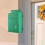 Wall Mount Mailbox Locking Mail Box for House Outside Postbox Collection Box for Green 6