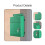 Wall Mount Mailbox Locking Mail Box for House Outside Postbox Collection Box for Green 8