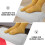 2Pcs Premium Footrest Pillow Light Grey Polyester Support Knee and Foot Home Use 3