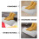 2Pcs Premium Footrest Pillow Light Grey Polyester Support Knee and Foot Home Use 5
