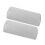 2Pcs Premium Footrest Pillow Light Grey Polyester Support Knee and Foot Home Use 6