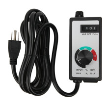 Hastighedskontrol til blæsere og ventilatorer Elektronisk variabel hastighedsregulator med 120 volt regulator Trinløs justering Viserhjul
