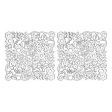 Embossing Stencil Die Set, Unique Creative Paper Crafts Tool for Card Making and Die Cutting Machine Compatible Scrapbooking