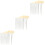 3Sets Women Makeup Brushes White Eye Tools Practical Use 4