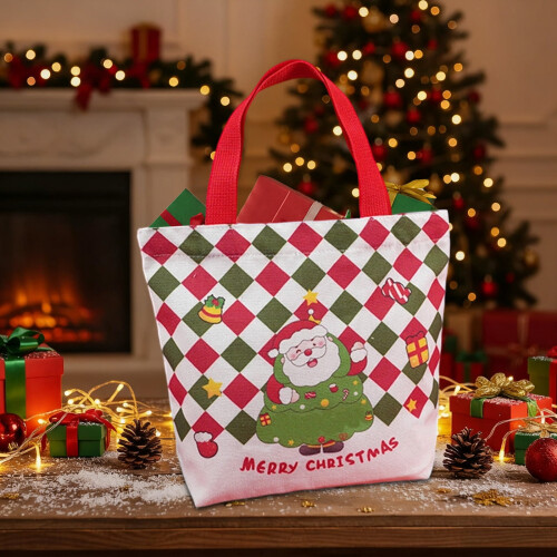 Weihnachtsmann-Tragetasche aus Canvas 2