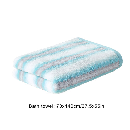 Serviette de bain en coton vert menthe 70 x 140 cm 2
