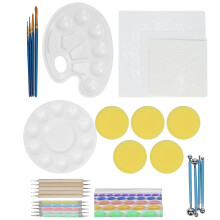 Mandala Painting Kit For Beginners And Experts High Quality Tools All In One Set Easy To Use For Rock Wood Fabric Decoration Wide Application Premium