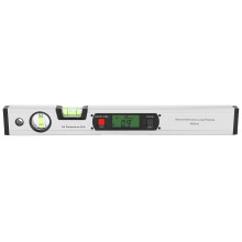 Niveau à bulle horizontal/vertical à 45 degrés, inclinomètre numérique avec vue HD à 180, base magnétique et écran LCD rétroéclairé pour