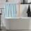 Serviette de bain en coton vert menthe 70 x 140 cm 5
