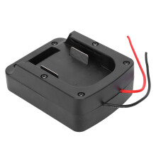 Li Ion Battery Adapter Converter, ABS Material Battery Adapter Featuring Circuit Protection Lossless Conversion Lightweight and Portable Wide