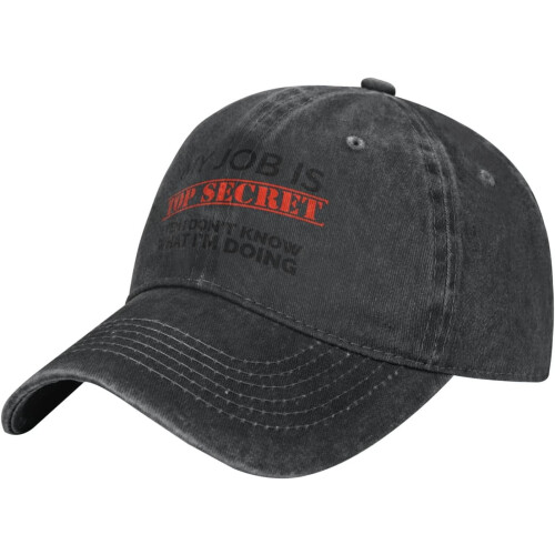 Herrebaseballcaps i polyester – justerbar passform, UV 1