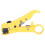 Universal Cable Stripper Lightweight Coaxial Compression Tool with Pointed Blade Design Suitable for Flat and Round Wire Stripping Including UTP STP 1