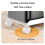 Adjustable Computer Tower Stand with 4 Locking Wheels | Mobile Ventilated Rackfor Desktop Host | Supports 66 lbs | White or Black 5