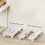 Adjustable Mobile Computer Tower Stand with Locking Wheels and Ventilated Design for Office Desktop Host Rack 6