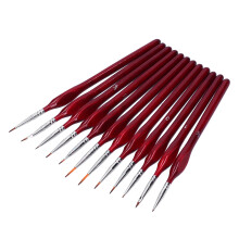Easy Grip Handles Detail Paint Brushes Set Fine Tipped Paintbrushes Anti Shedding Bristles Miniature Brushes Acrylic Watercolor Oil Compatible