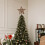 1Pcs Rustic Christmas Star Tree Topper Brown Rattan and Iron for 2