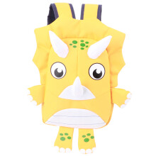 Mochila infantil com estampa de animais, bordados modernos, design de desenho animado, tecido resistente à água e construção robusta.