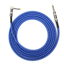 Cable de guitarra de 3 metros con funda resistente a torceduras, conectores reforzados, núcleo de cobre libre de oxígeno, trenzado de alta calidad