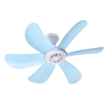 Ventilator de tavan portabil cu 6 palete pentru uz interior – ștecher UE