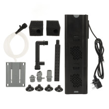 Quiet Working Aquarium Filter with Submersible Internal Filter, Water Pump30W1800L/h Flow Rate for250-350L Tank, Multi-Function Filtration System