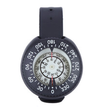 High Accuracy Wrist Compass For Outdoor Sports, Waterproof Rotating Bezel Compass With Luminous Display And Shockproof Design Suitable For Hiking