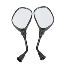 Side View Mirror For Bike, Rear View Mirror With Aerodynamic Design And Convex Lens Clear Vision Mirror For Motorcycle Scooter ATV, Replacement For