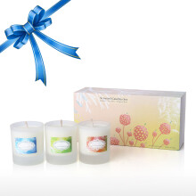 Reusable Glass Jar with Lid Candle Set, Natural Soy Wax Aromatherapy Candle with Soothing Scents for Home Decor Stress Relief, Hand-Poured Soy