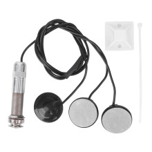 Eenvoudig te installeren piëzo-transducersysteem, 3-sensor pickup met 6,35 mm jack-aansluiting voor gitaar, ukelele en viool, draagbaar formaat,