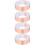 4Rolls Self-Adhesive Copper Plants Protector Wrap Rose Gold Tape 9