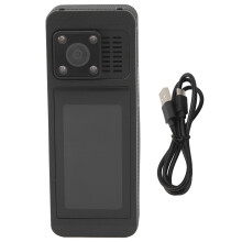 Night Vision Body Cam, Wearable Camera With Infrared Sensors And4K Video Capture Touchscreen Operation Motion Activated Loop Recording Portable