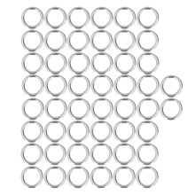 DIY Jewelry Components Keychain Connectors Chainmail Making Supplies Corrosion Resistant Open Jump Rings Adjustable Size Rings Storage Box Included