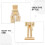 2Ensemble Figurines Bois Naturel, Kit Peinture Festive 8