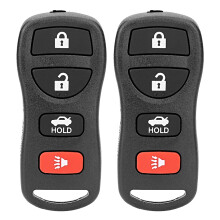 Télécommande programmable facile à installer soi-même pour Nissan Infiniti, télécommande d'entrée sans clé avec 4 boutons, pré-testée pour