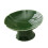 Fruit Bowl Ceramic Dessert Stand Footed Serving Platter Tableware Porcelain Cake Deep Green 3
