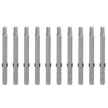 Precision Tip Geometry Magnetic Screwdriver Bits, Longevity S2High Alloy Steel Strong Magnetic Treatment, Multi-Function Fit for Electric
