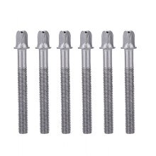 Good Tightening Force Drum Screws, Wear-Resistant Drum Tension Rods with Non-Loosening Design and High Quality Material, Percussion Replacement
