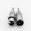Adattatore bilanciato da TRS a XLR, 2 pezzi, 6,5 mm 4