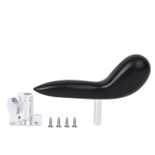Accessoire pour basson, poignée ergonomique et confortable avec base argentée, matériau de qualité et fiable.